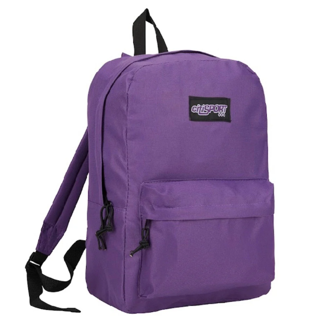 17"  Citi Sport Solid Backpack - Image 6