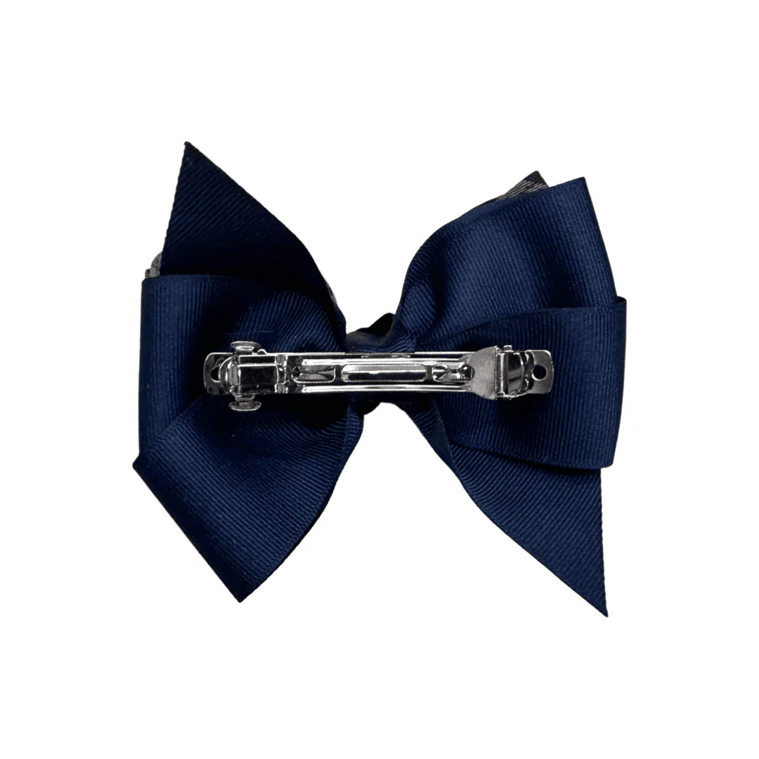 2 Layer Ribbon & Plaid Bow - Plaid P57 - Image 3