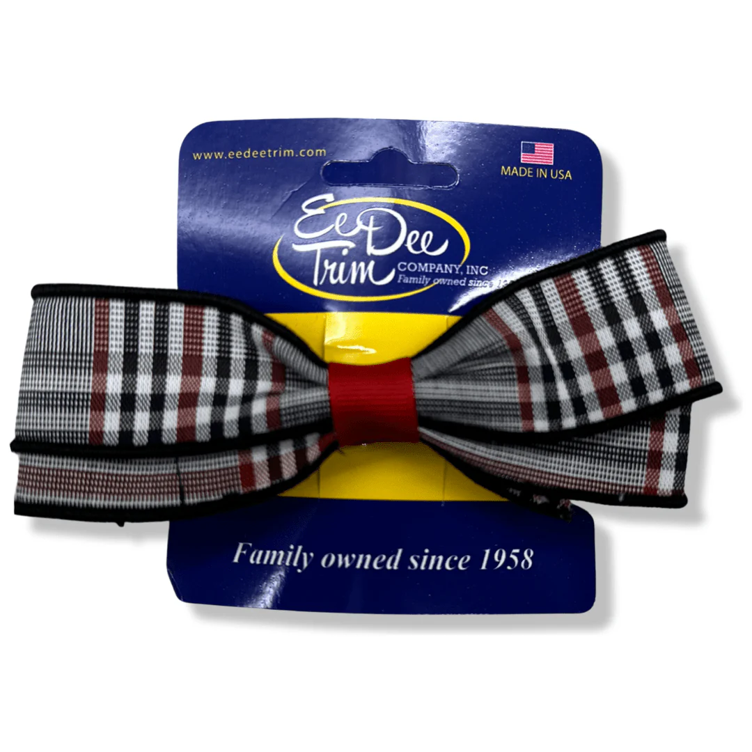 5" Large Basic Bow  - Plaid P08G