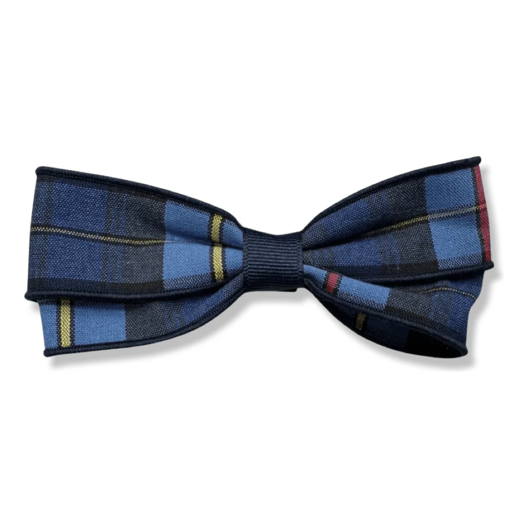 5" Large Basic Bow  - Plaid P41 - Image 2