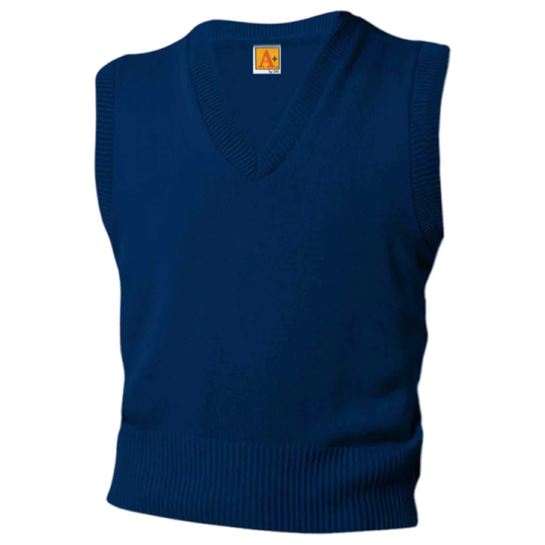 A+ Adult Unisex V-Neck Sweater Vest - Image 3