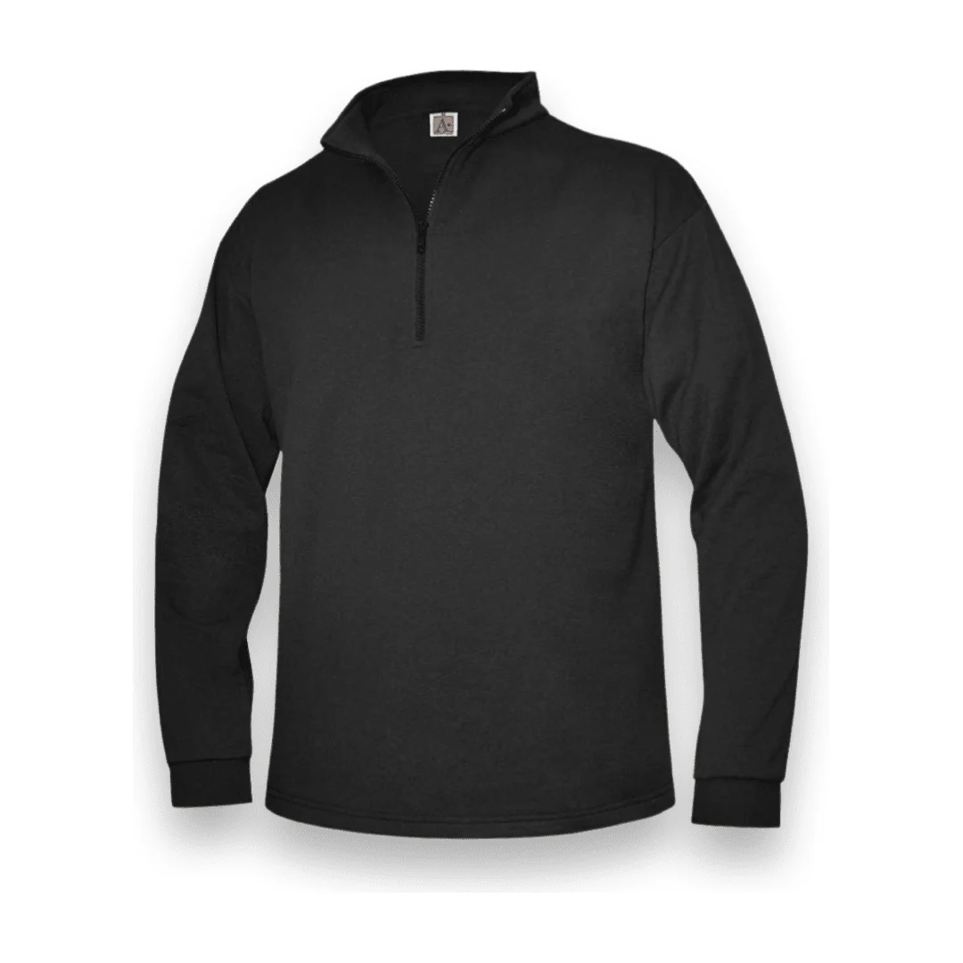 A+ Cadet Collar Quarter Zip Sweatshirt - Image 3
