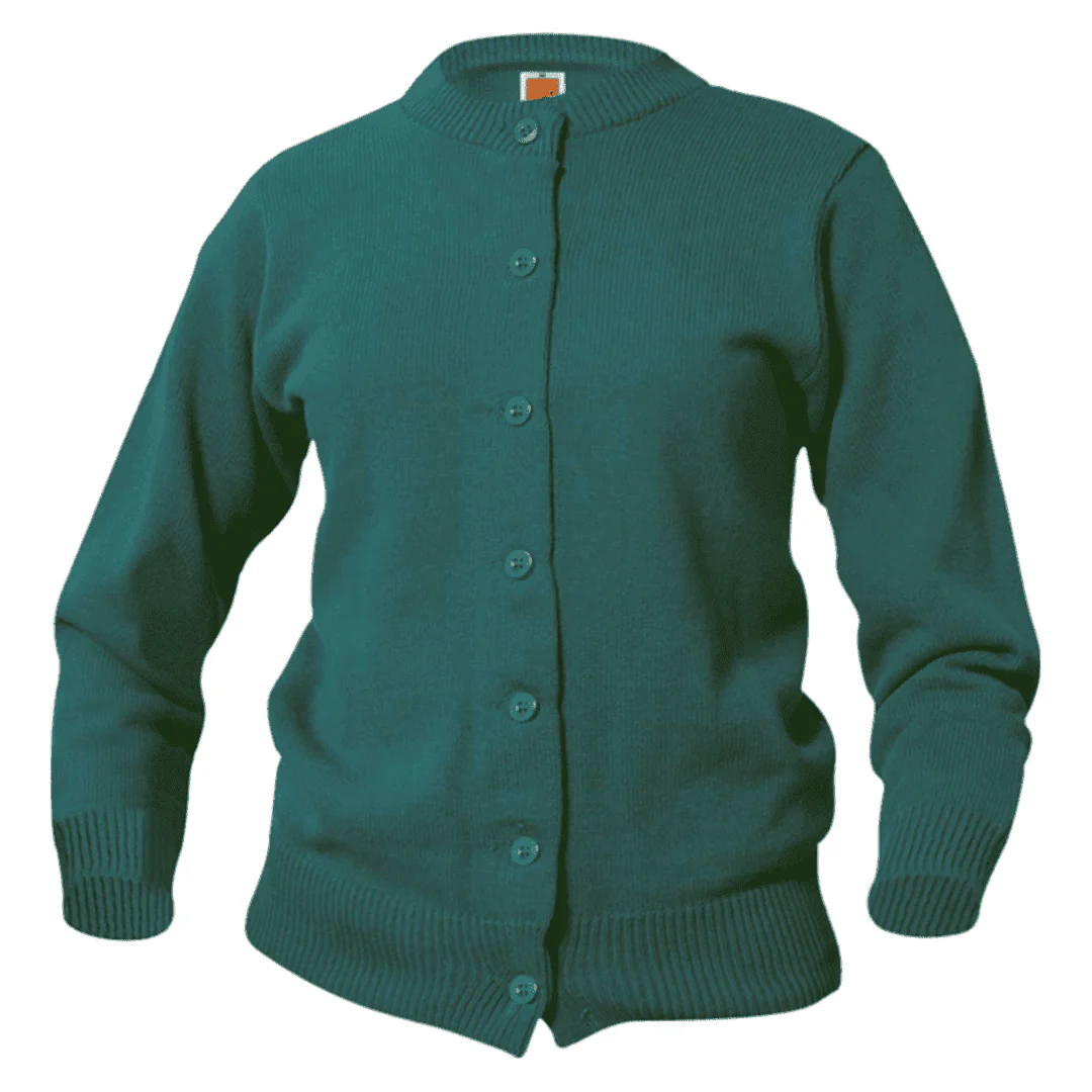 Women's Crew Neck Cardigan - Image 3