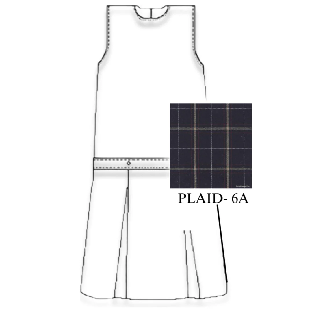 Santa Rosa - Girl's A+ Plaid Jumper - P6A