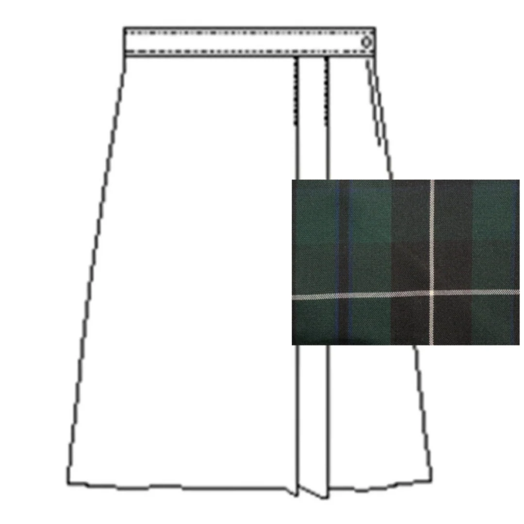 A+ Plaid Poly UD Skort - Plus Size - P90