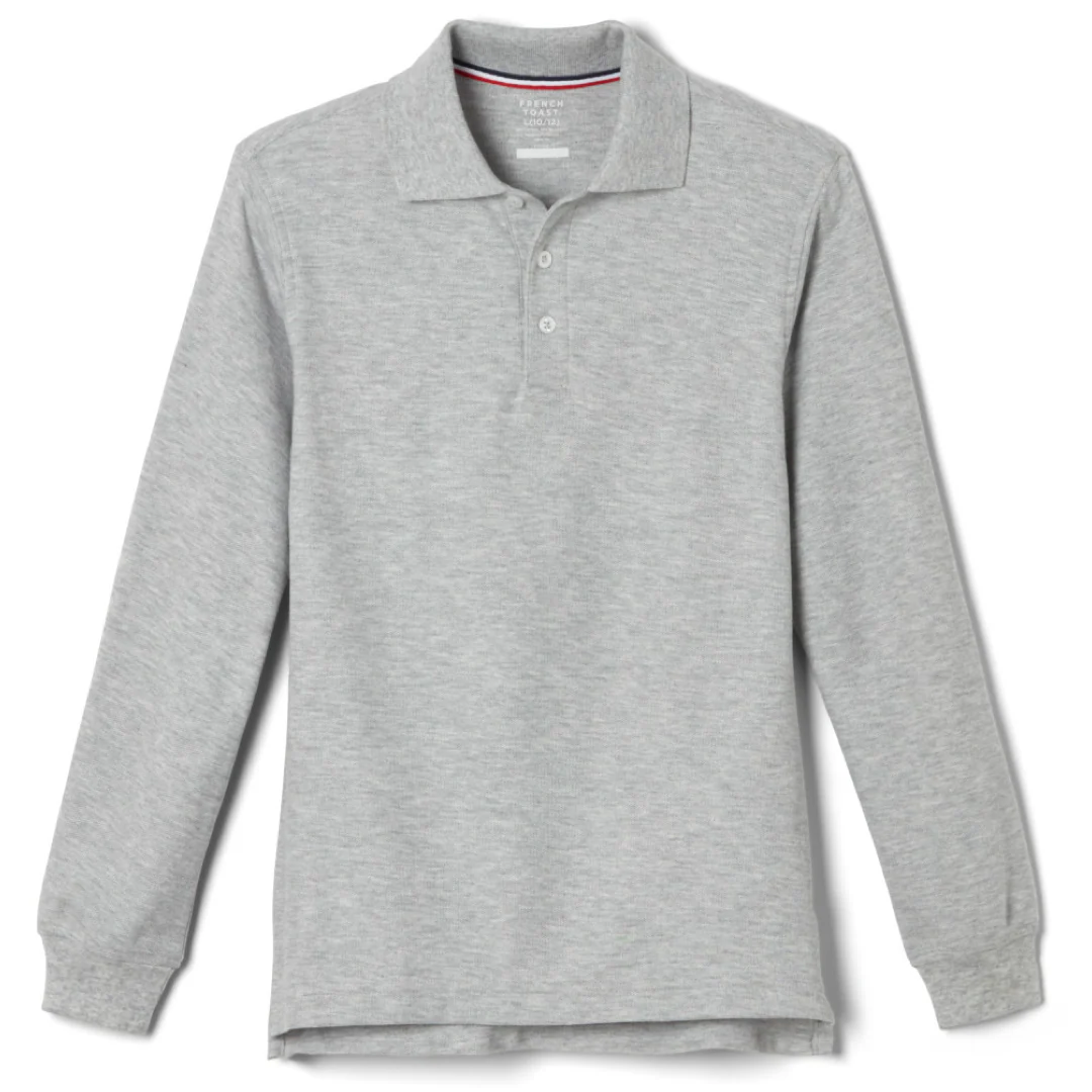French Toast - Adult Long Sleeve Piqué Polo - Image 11