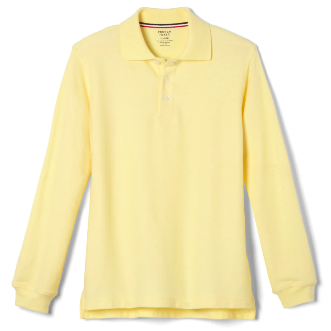 French Toast - Adult Long Sleeve Piqué Polo - Image 13