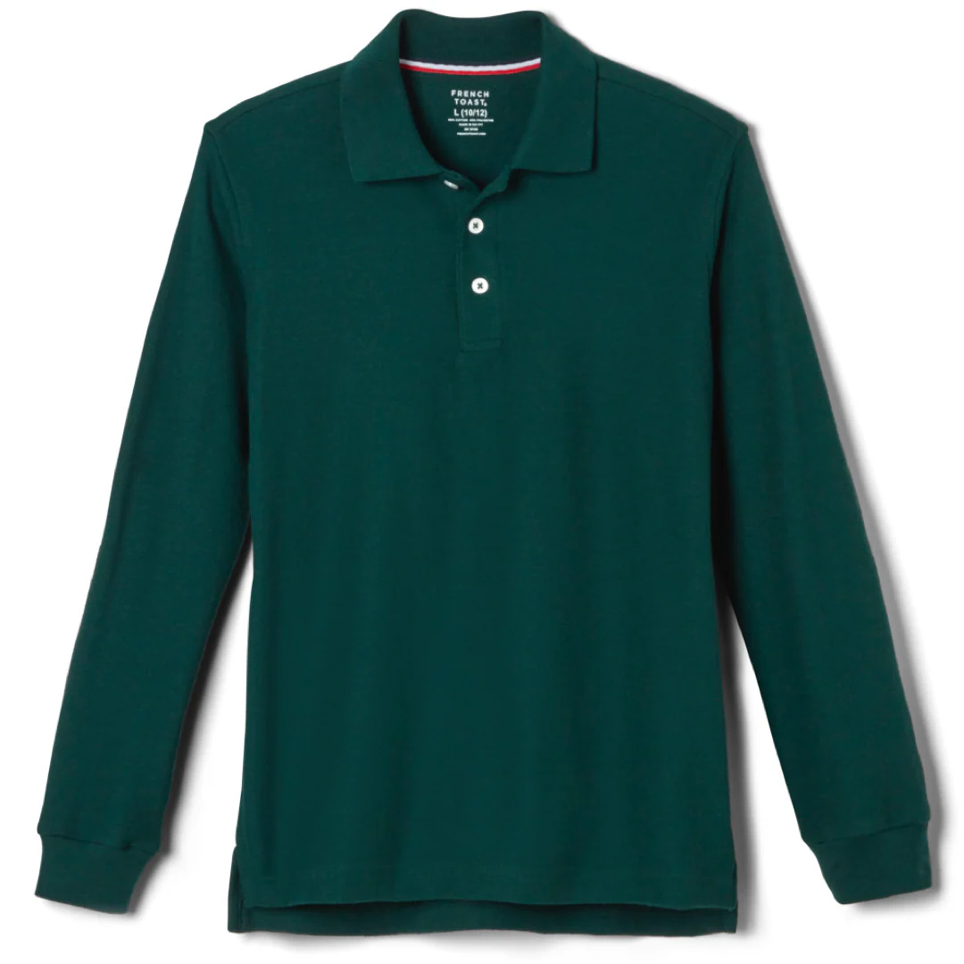 French Toast - Adult Long Sleeve Piqué Polo - Image 15