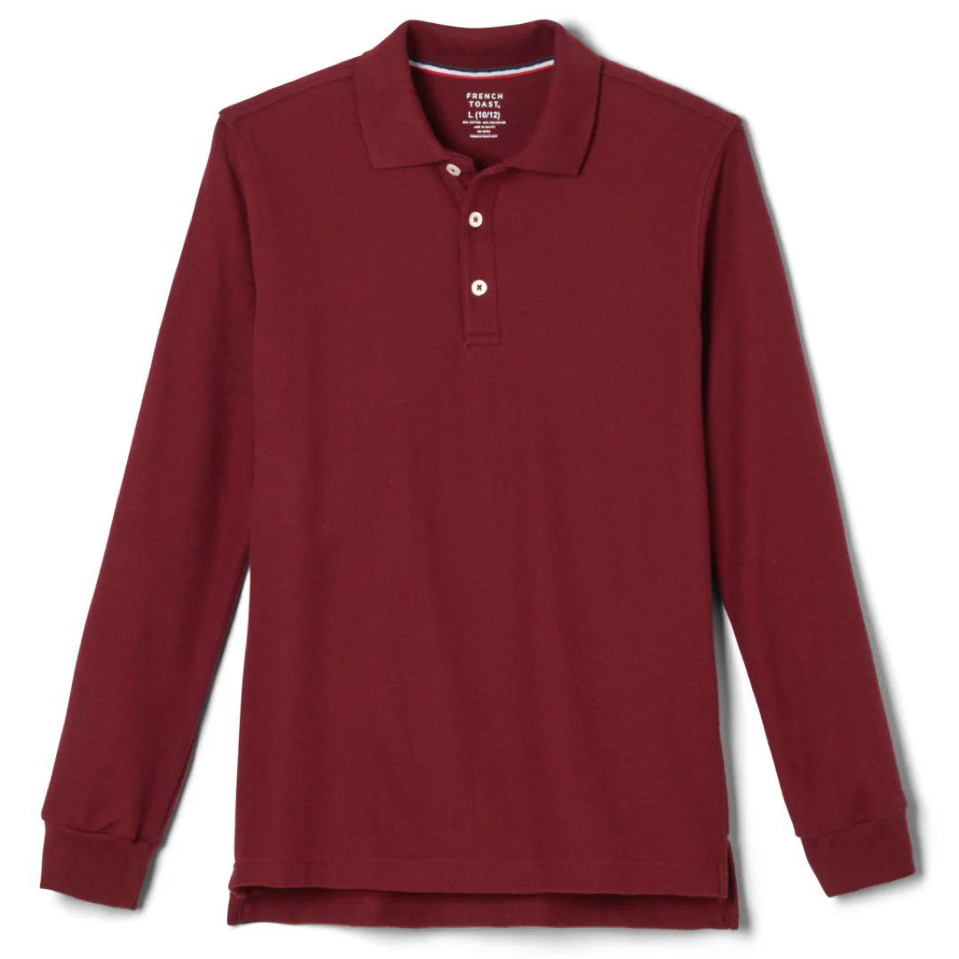 French Toast - Adult Long Sleeve Piqué Polo - Image 17