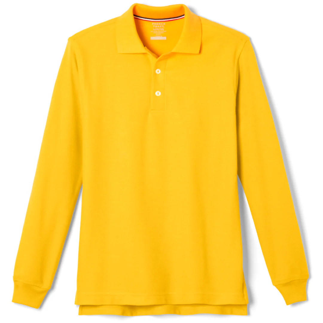 French Toast - Adult Long Sleeve Piqué Polo - Image 19