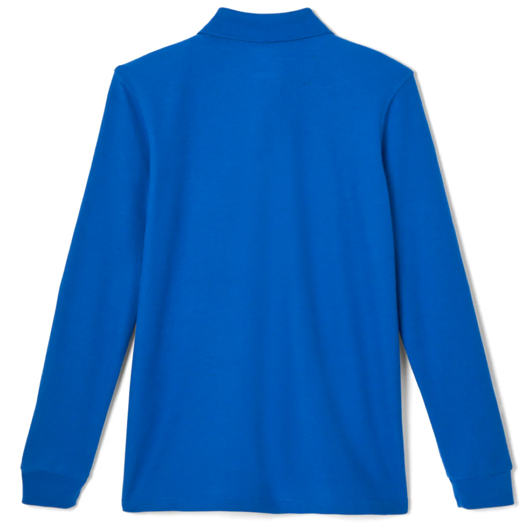 French Toast - Adult Long Sleeve Piqué Polo - Image 2