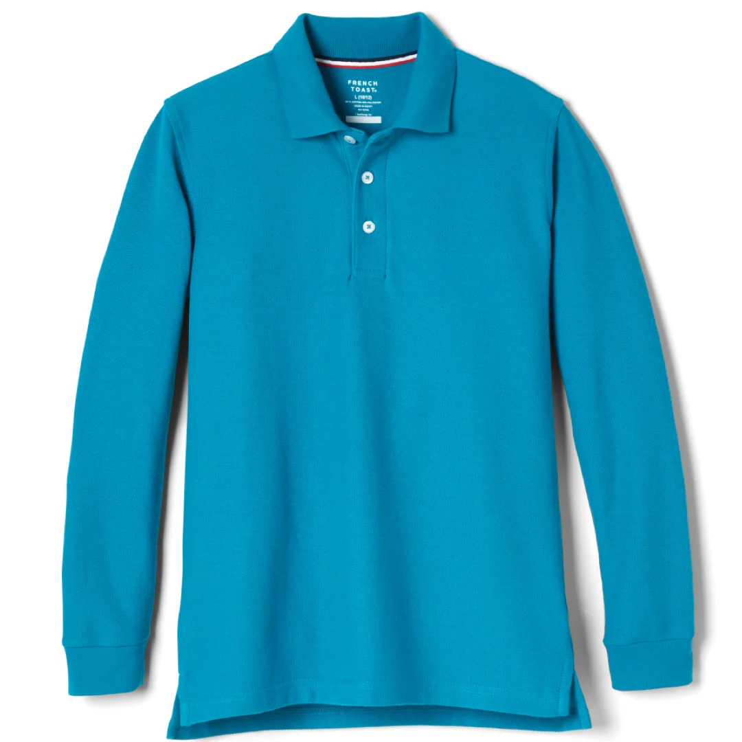 French Toast - Adult Long Sleeve Piqué Polo - Image 25