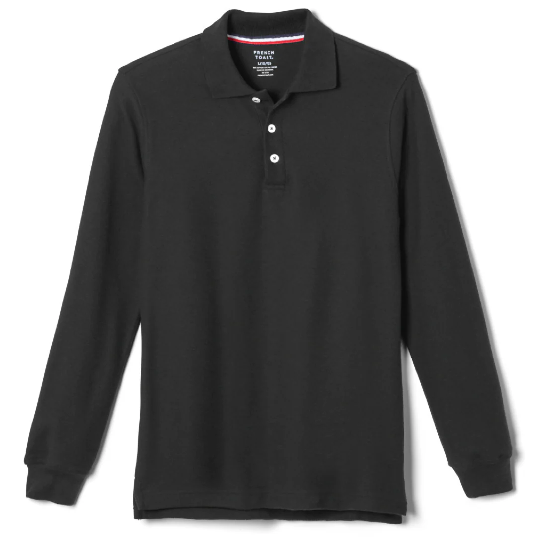 French Toast - Adult Long Sleeve Piqué Polo - Image 9