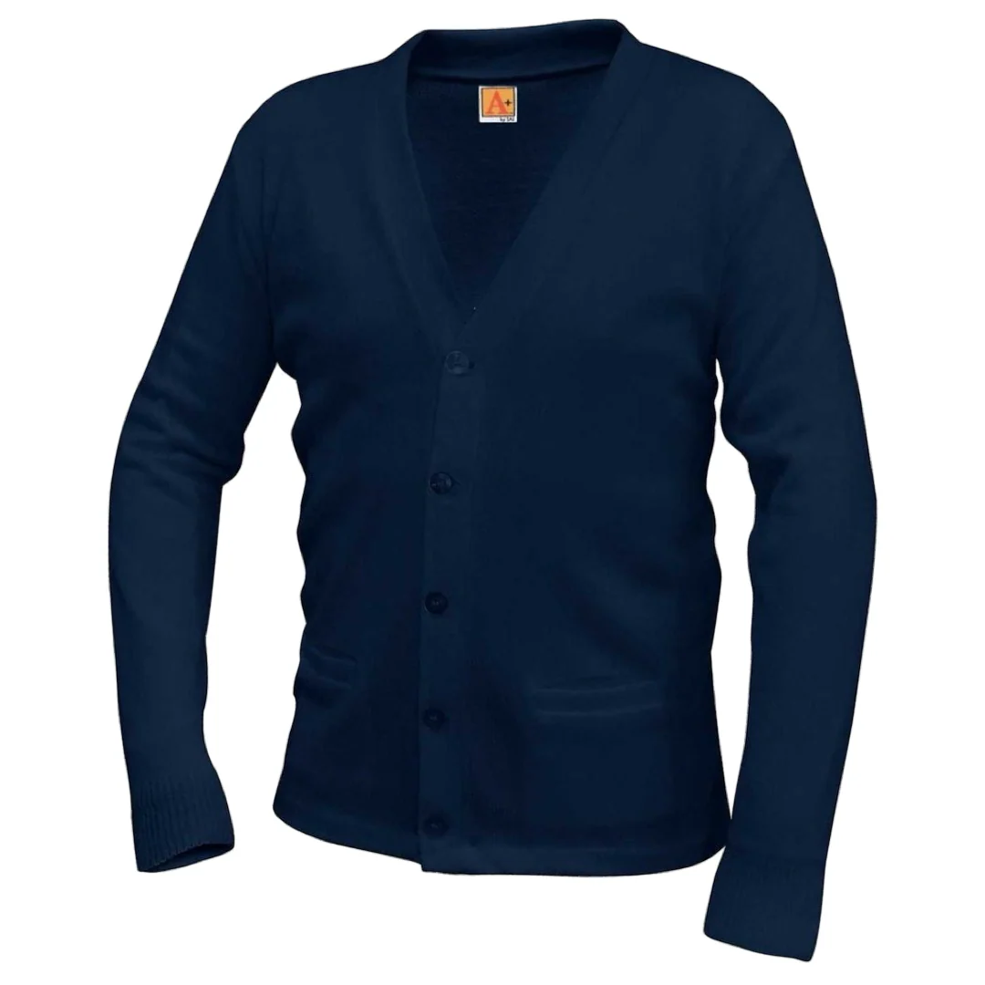 Adult Unisex V-Neck Cardigan - Image 3