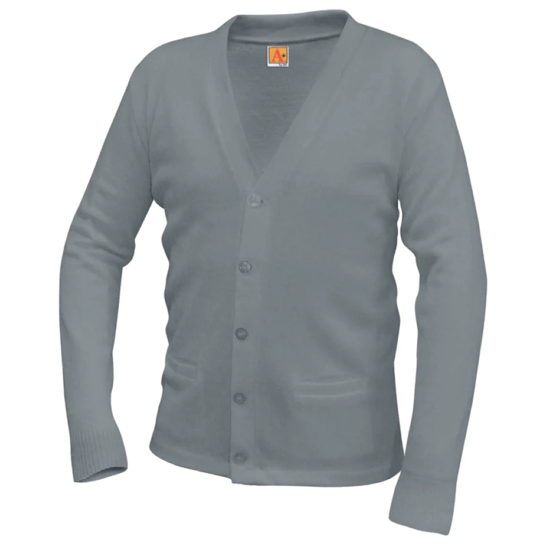 Adult Unisex V-Neck Cardigan - Image 9