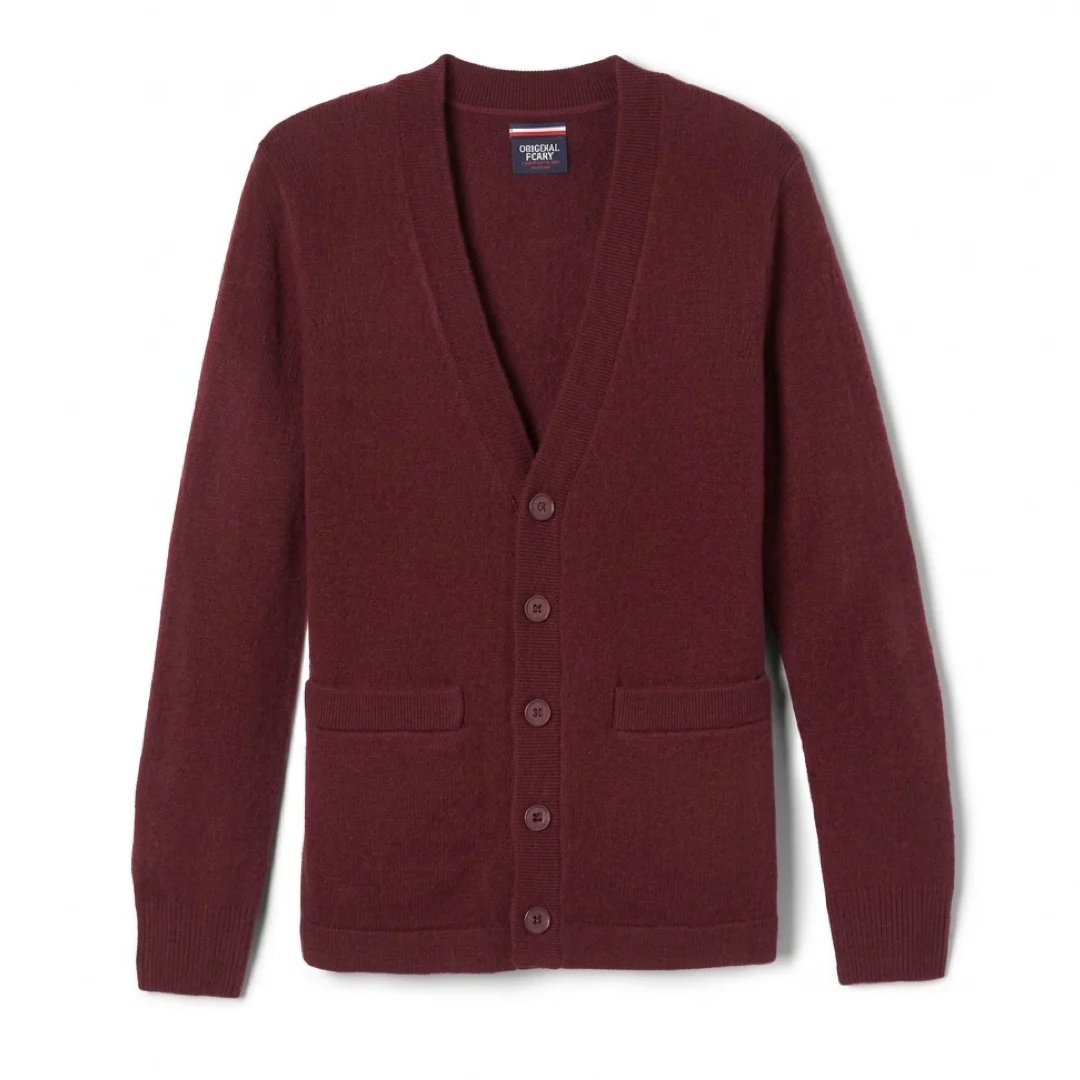 French Toast - Adult Anti-Pill V-Neck Cardigan Sweater - Image 7