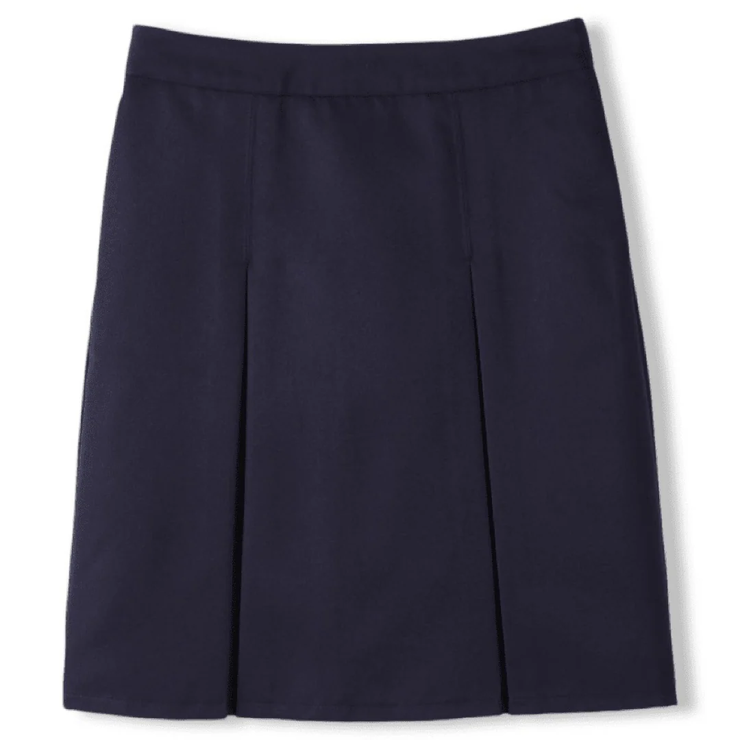 At The Knee Box Pleat Skirt with Pockets - Image 6