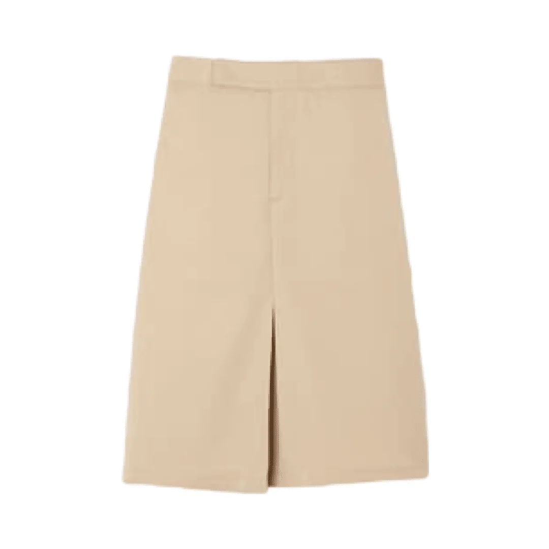 Below The Knee Kick Pleat Skirt - Image 2