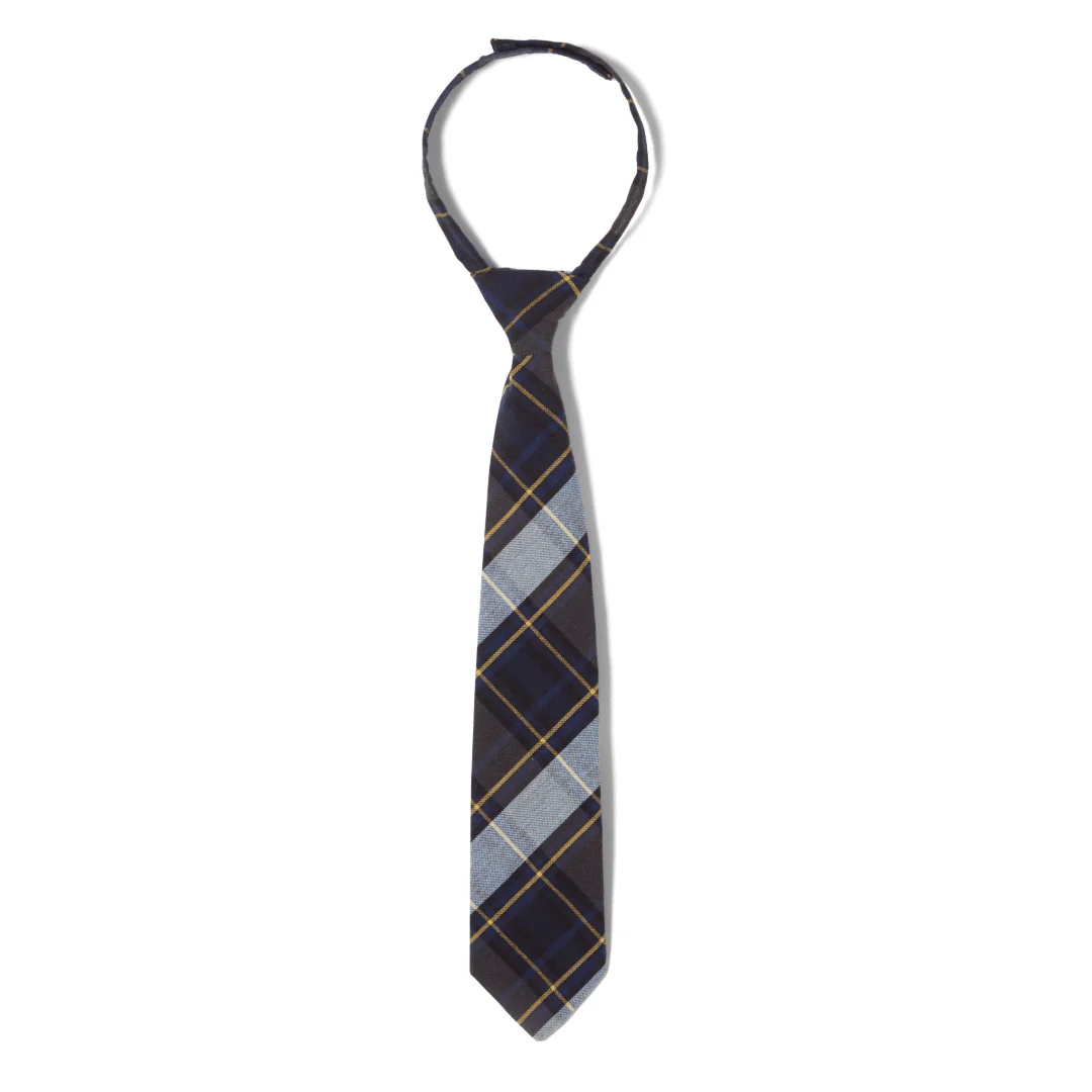 French Toast Adjustable Plaid Tie
