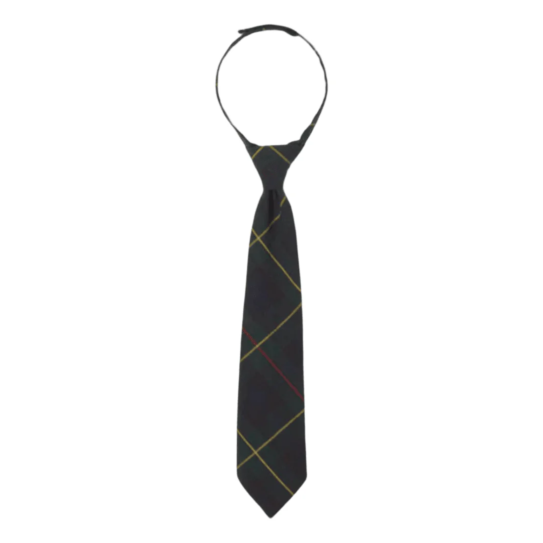 Boy's Plaid  - Pre-Tied Tie w/ Neck Strap - Image 3