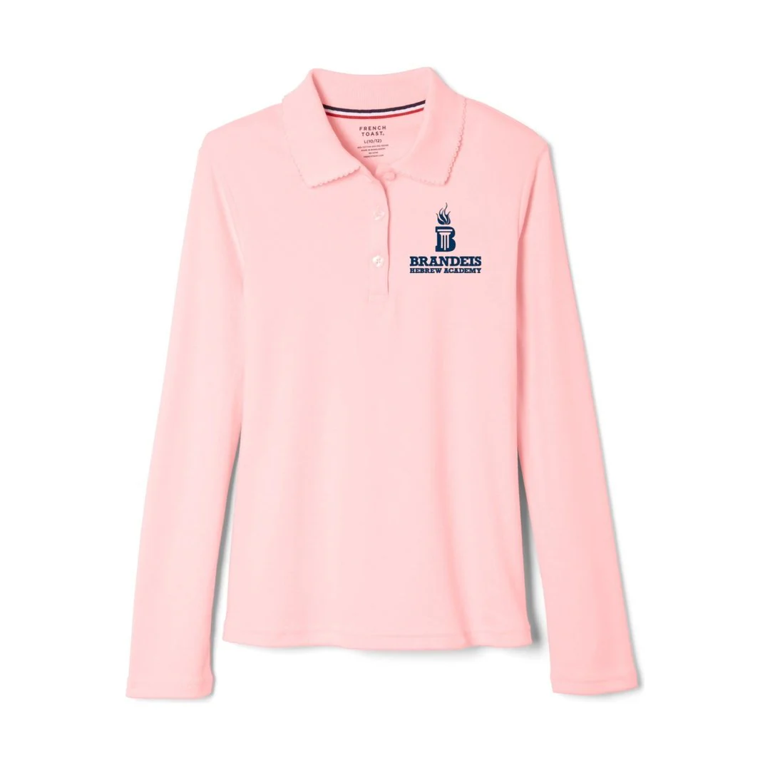 Brandeis Hebrew Academy Long Sleeve Picot Collar- Girls - Image 4