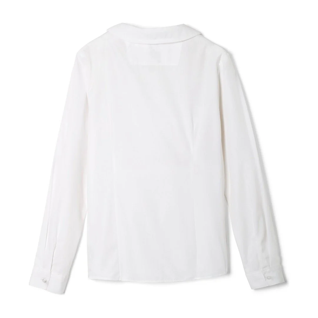 Brockton Area SDA - Girls' Long Sleeve Peter Pan Blouse - No Logo - Image 4