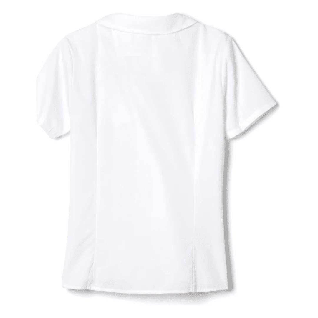 Brockton Area SDA - Girl's Short Sleeve Peter Pan Blouse - No Logo - Image 4