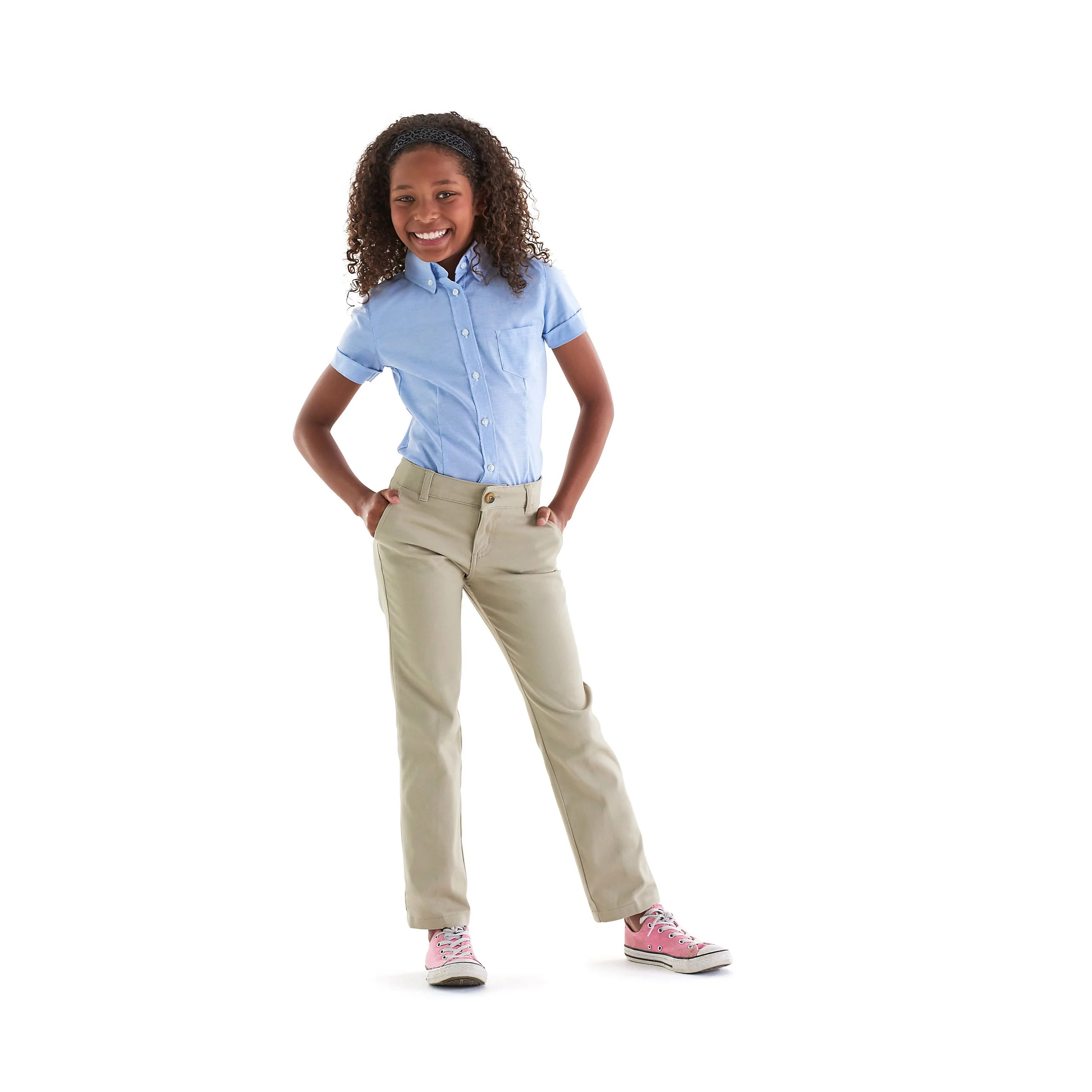 Carlsbad Prep Academy - Girls Stretch Twill Straight Leg Pants - Image 23