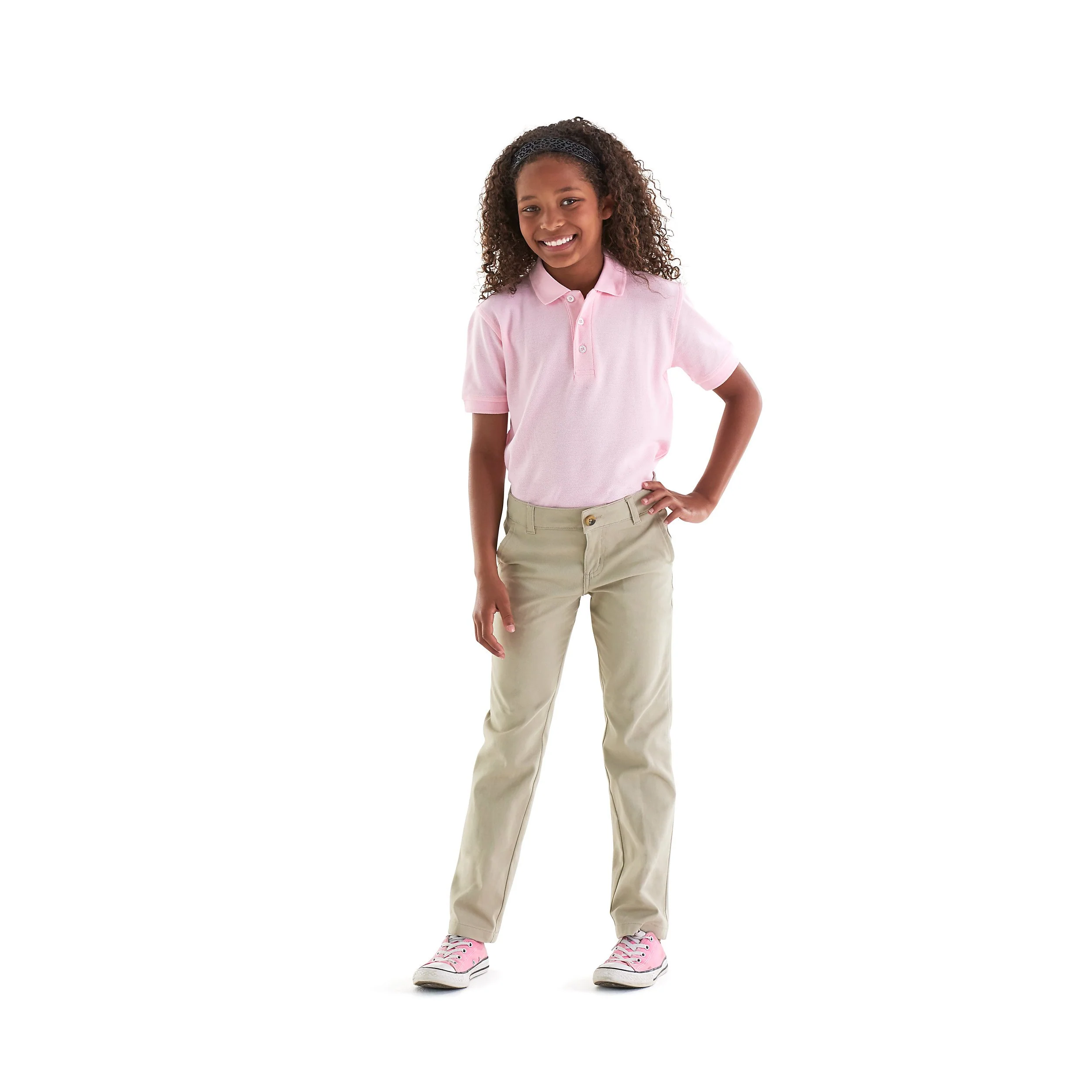 Carlsbad Prep Academy - Girls Stretch Twill Straight Leg Pants - Image 25