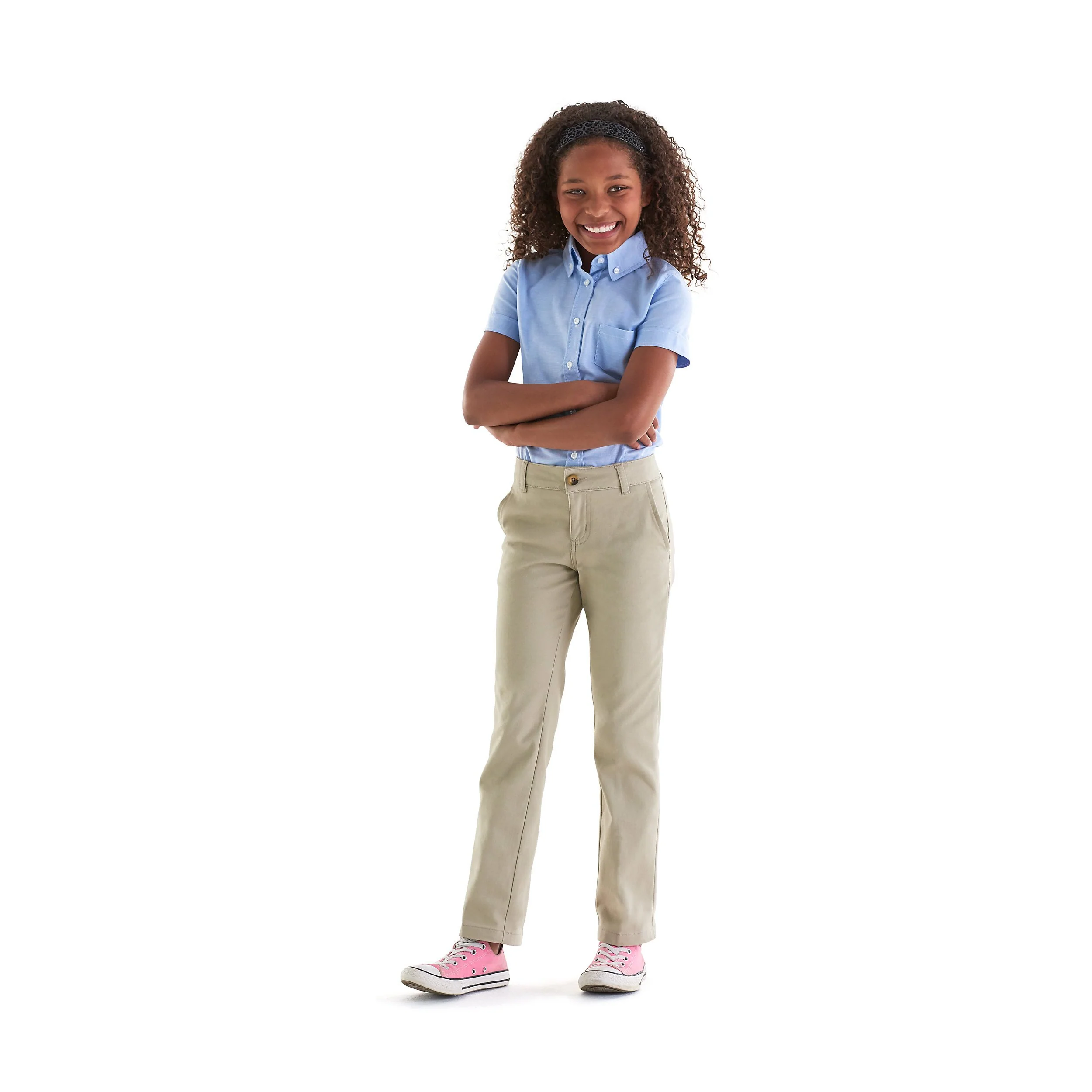 Carlsbad Prep Academy - Girls Stretch Twill Straight Leg Pants - Image 26