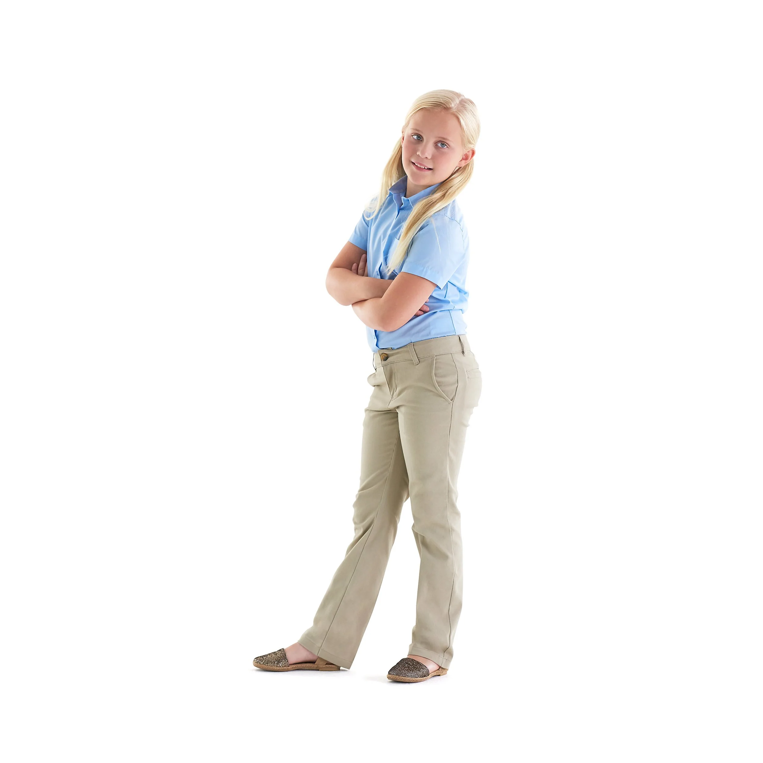 Carlsbad Prep Academy - Girls Stretch Twill Straight Leg Pants - Image 27
