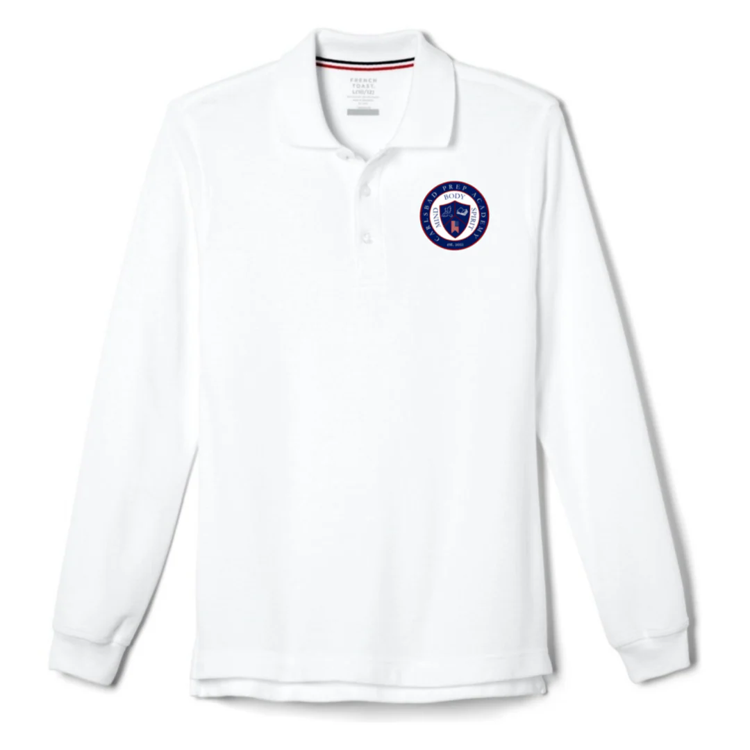 Carlsbad Prep Academy - Husky Long Sleeve Pique Polo - Kids - Image 2