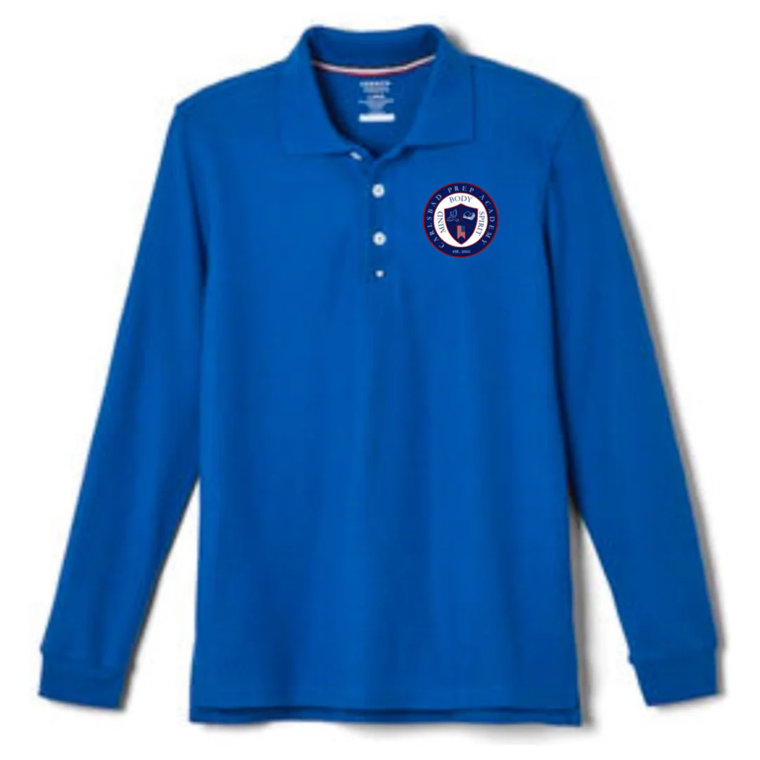 Carlsbad Prep Academy - Husky Long Sleeve Pique Polo - Kids - Image 5