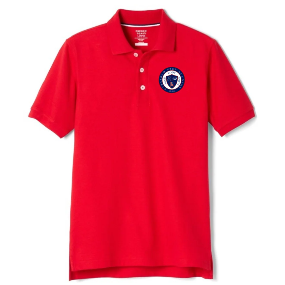 Carlsbad Prep Academy - Husky Short Sleeve Pique Polo - Kids - Image 3