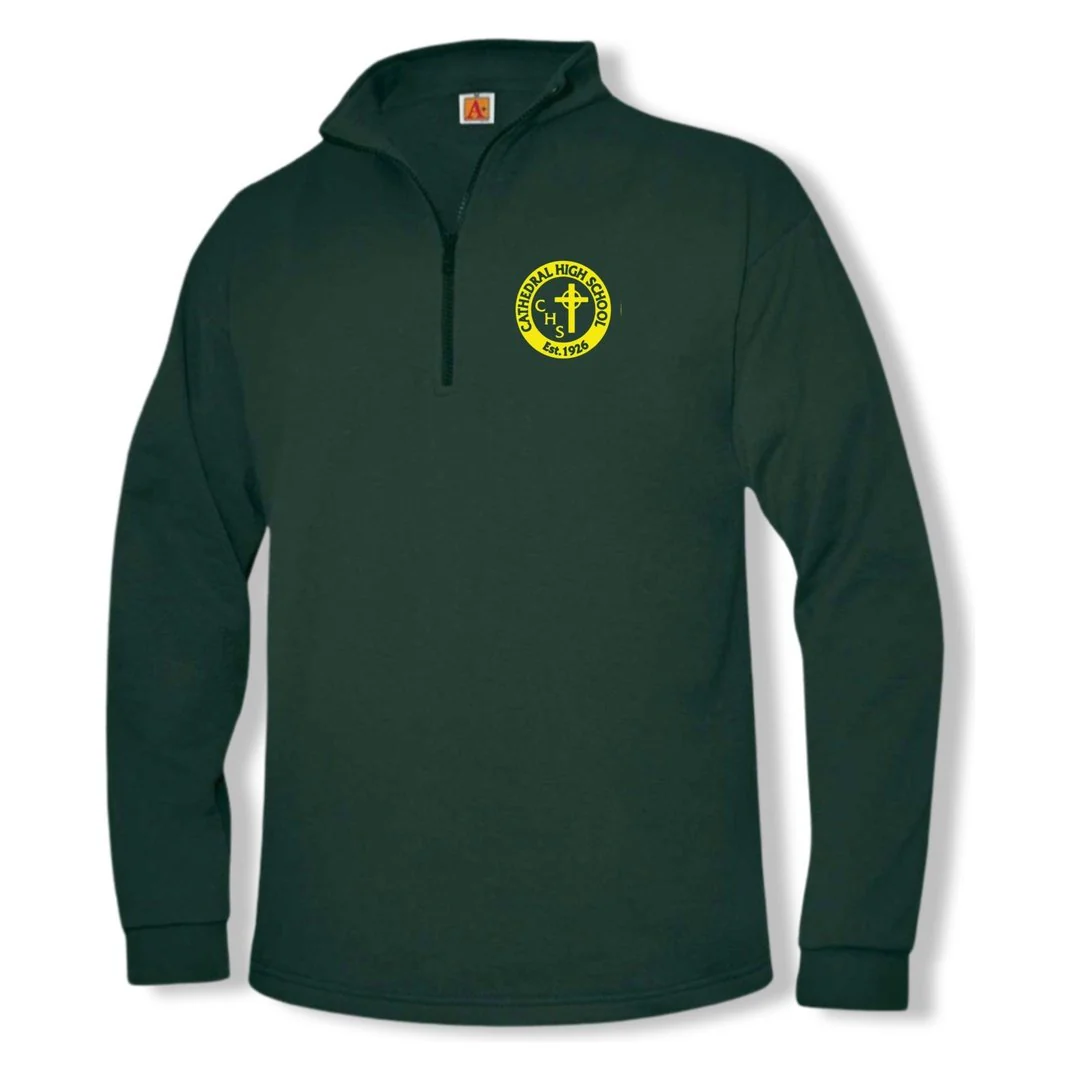 Cathedral HS - Quarter Zip Sweatshirt - Adults