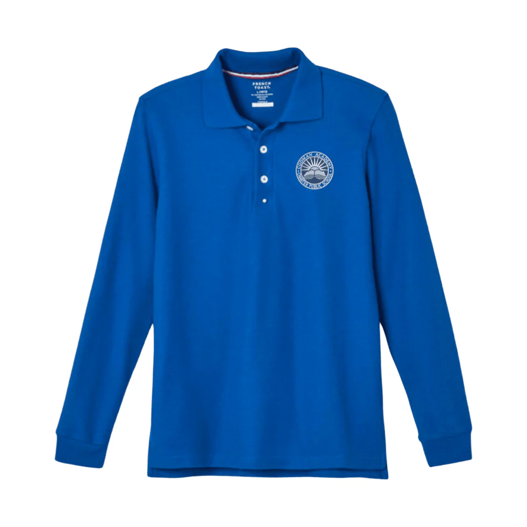 Codman Academy Royal Long Sleeve Polo - Adult