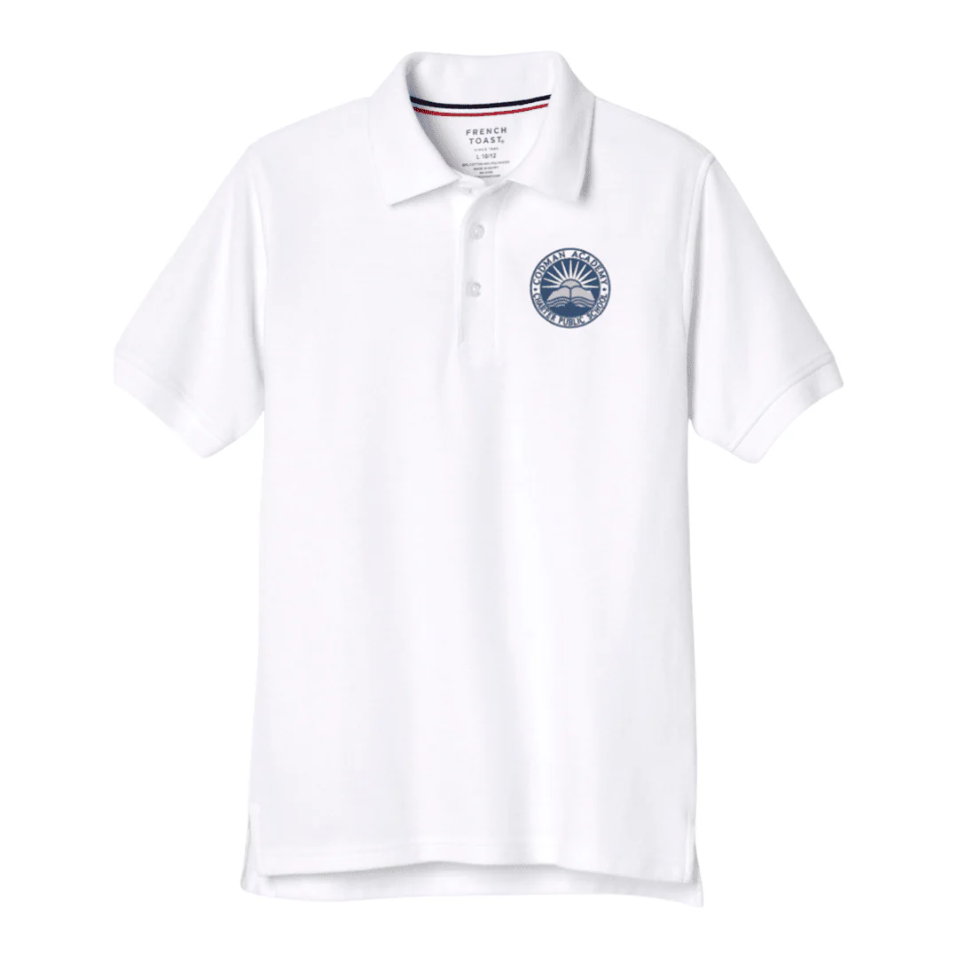 Codman Academy White Short Sleeve Polo - Adult