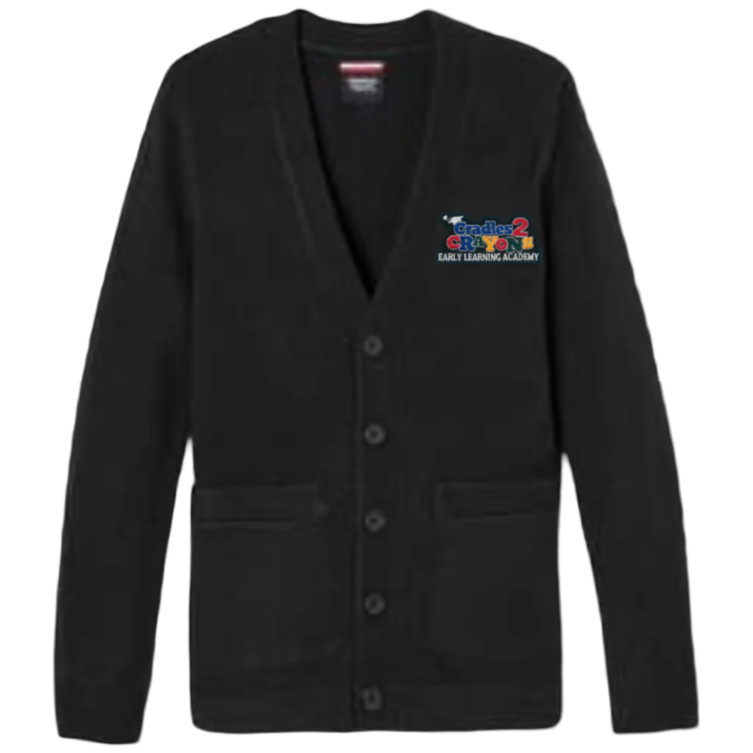 Cradles 2 Crayons - Boy's V-Neck Cardigan Sweater