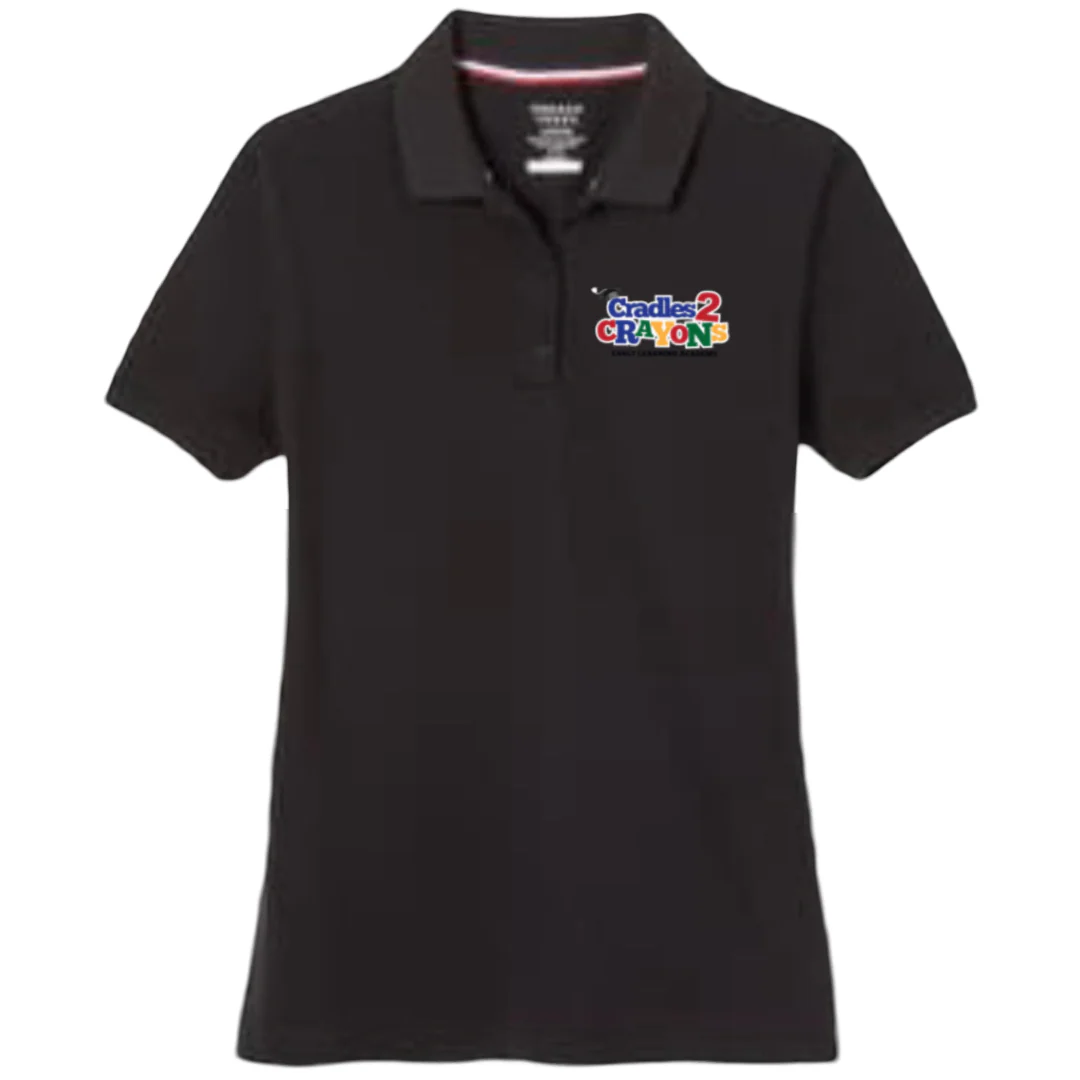 Cradles 2 Crayons - Women's Short Sleeve Stretch Piqué Polo