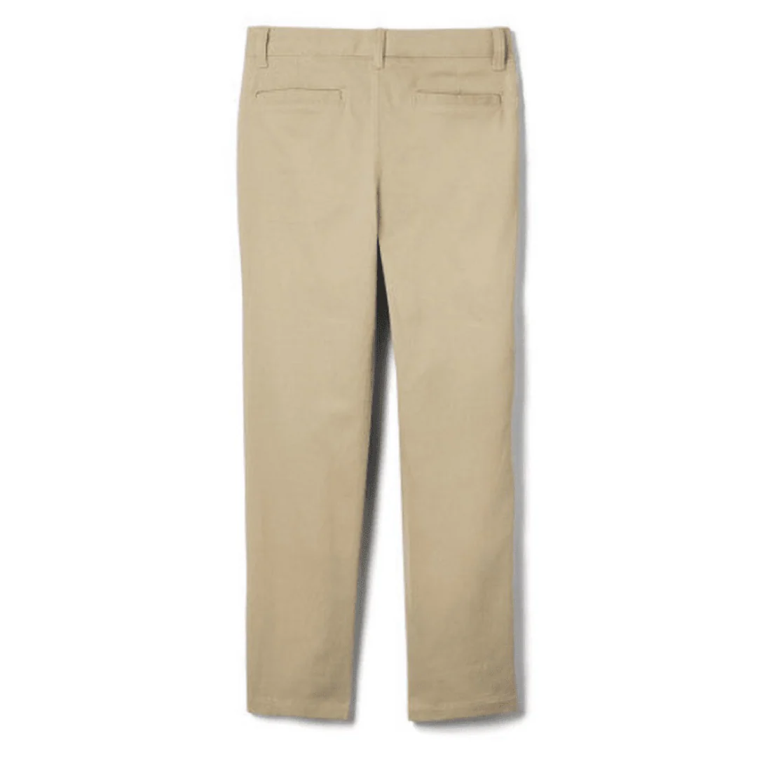 Girls Stretch Twill Straight Leg Pants - Image 10