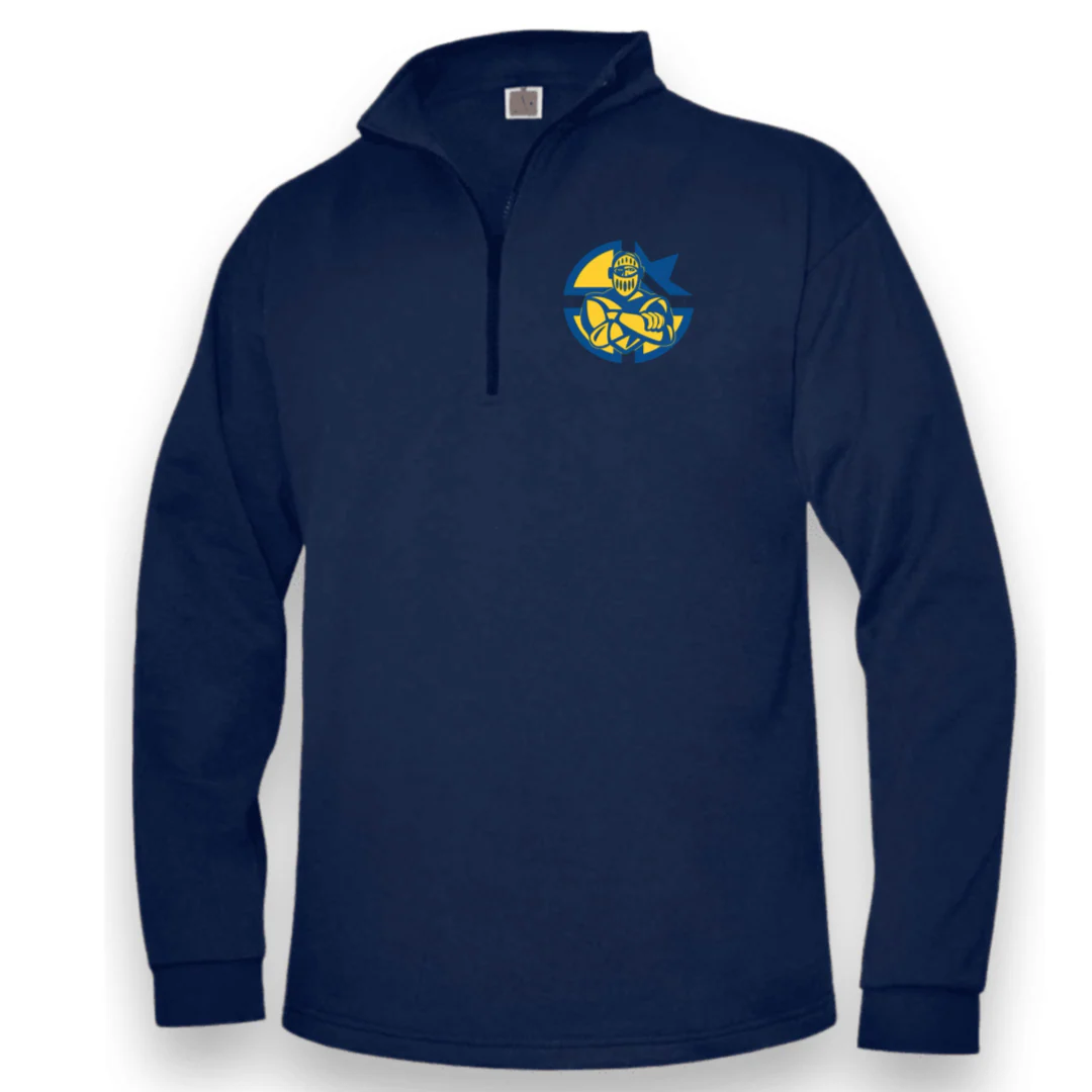 Cristo Rey HS Spirit-Wear - Co-Ed Quarter Zip Sweatshirt - Image 2
