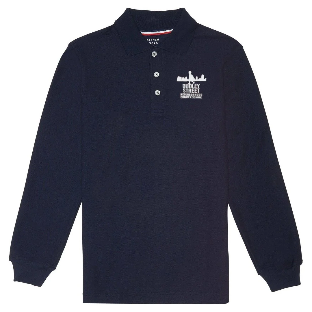 Dudley Street Neighborhood Charter Long Sleeve Polo - Adult