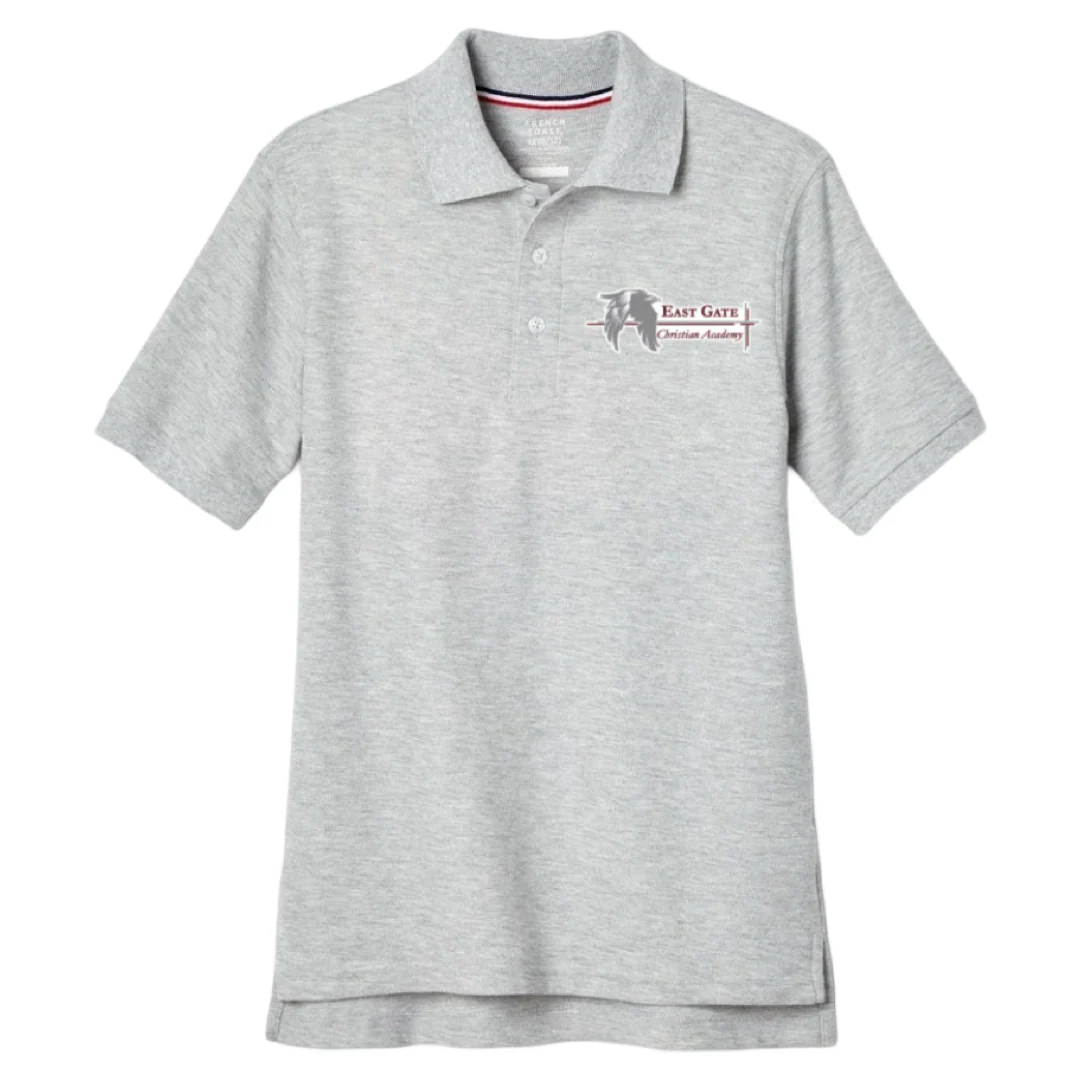 East Gate Christian Academy -  Co-Ed Short Sleeve Polo Shirt - Adults - Image 3