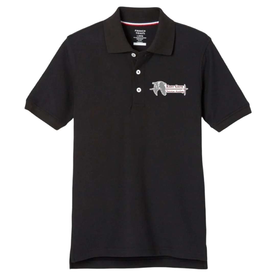 East Gate Christian Academy - Short Sleeve Polo - Kids - Image 2
