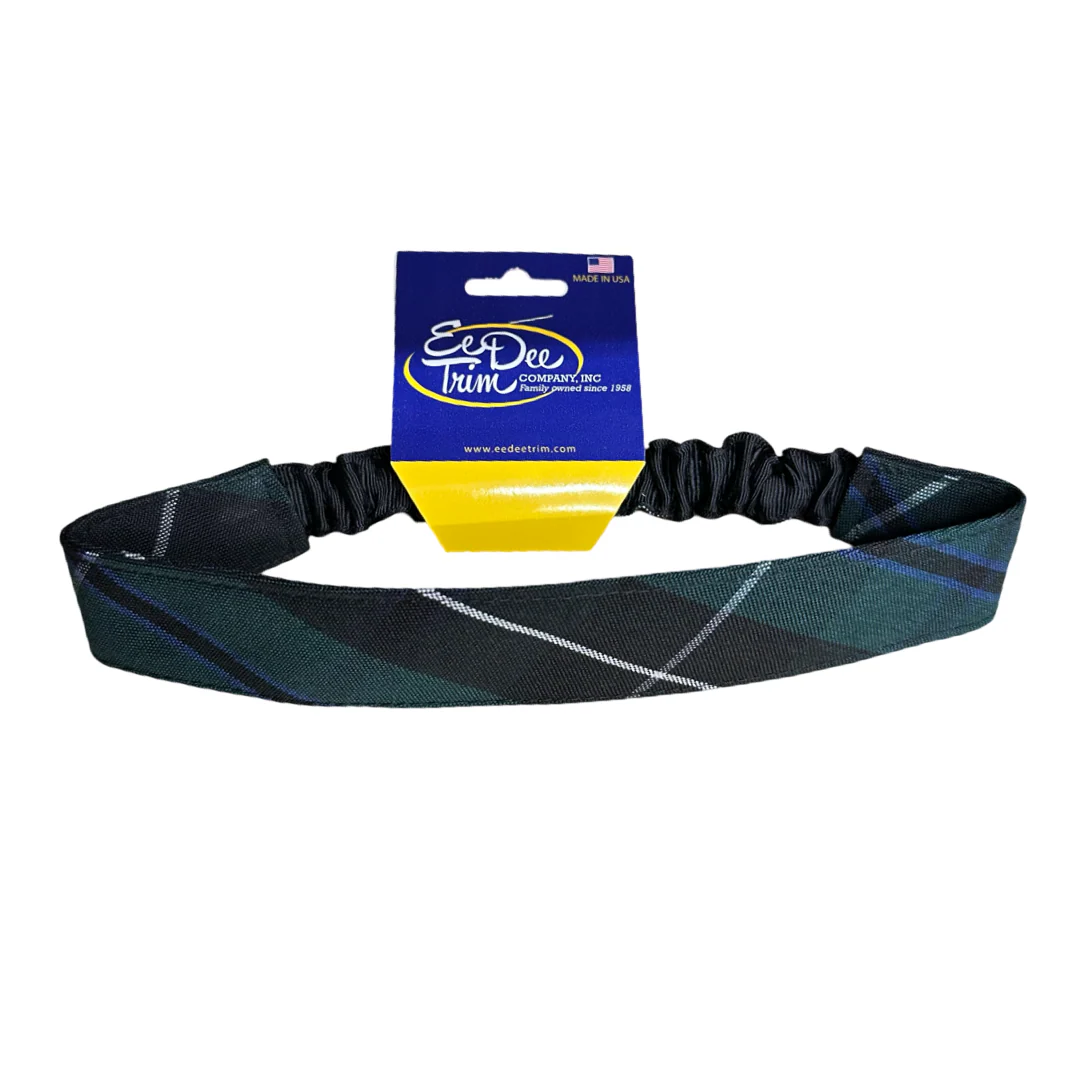 Elastic Headband - Plaid P90 - Image 2