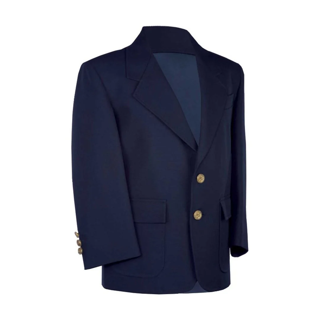 Fontbonne Single Breasted Navy Blazer - Kids