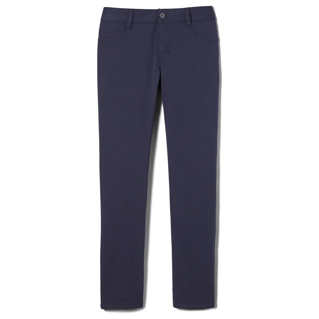 Fontbonne - Women's Skinny Stretch Ponte Knit Pants - Image 4