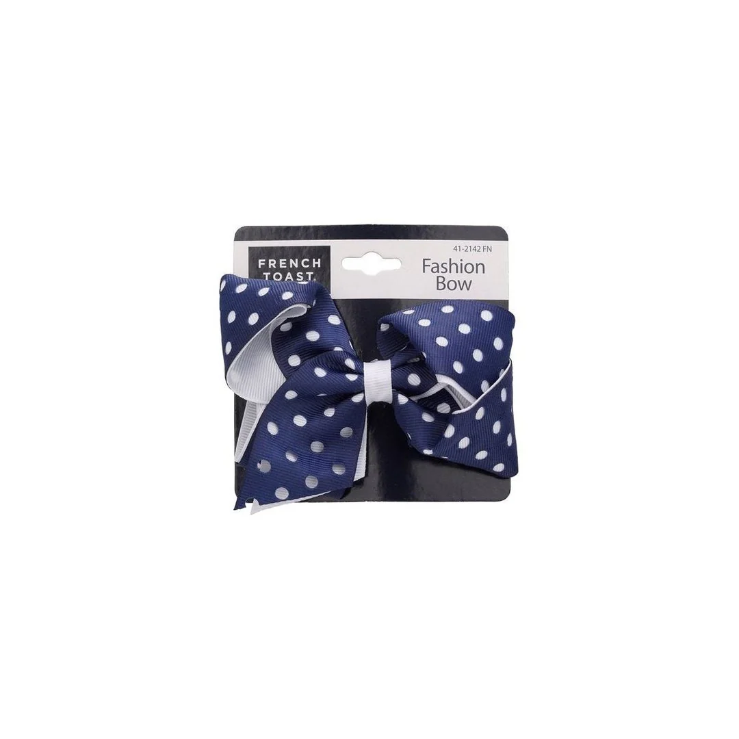 Polka Dot Bow Barrette - Image 3