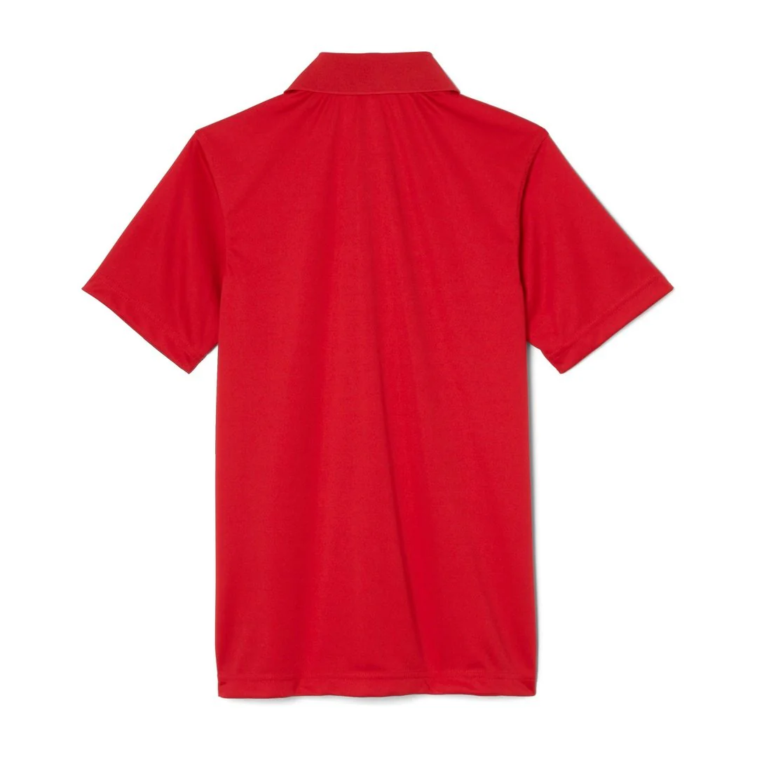 French Toast Adult Short Sleeve Moisture Wicking Polo - Image 2
