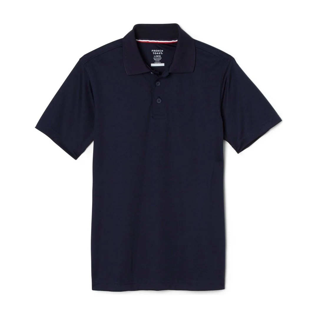 French Toast Adult Short Sleeve Moisture Wicking Polo - Image 5